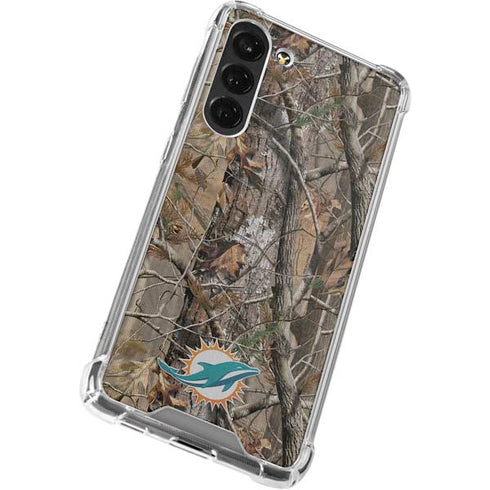 NFL Miami Dolphins Realtree AP Camo Galaxy S24 FE Clear Case